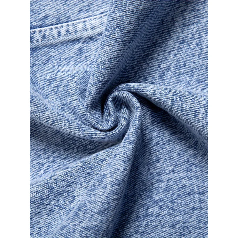 Herrenjacke Blau Klassisch Gerade Passform Herbst Winter 4