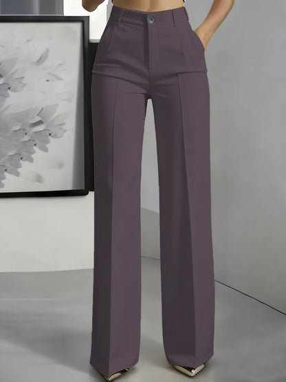 Hochtaillierte Anzughose Damen | Gerader Schnitt Eleganz 13