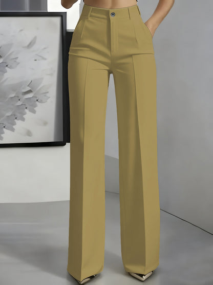 Hochtaillierte Anzughose Damen | Gerader Schnitt Eleganz 9