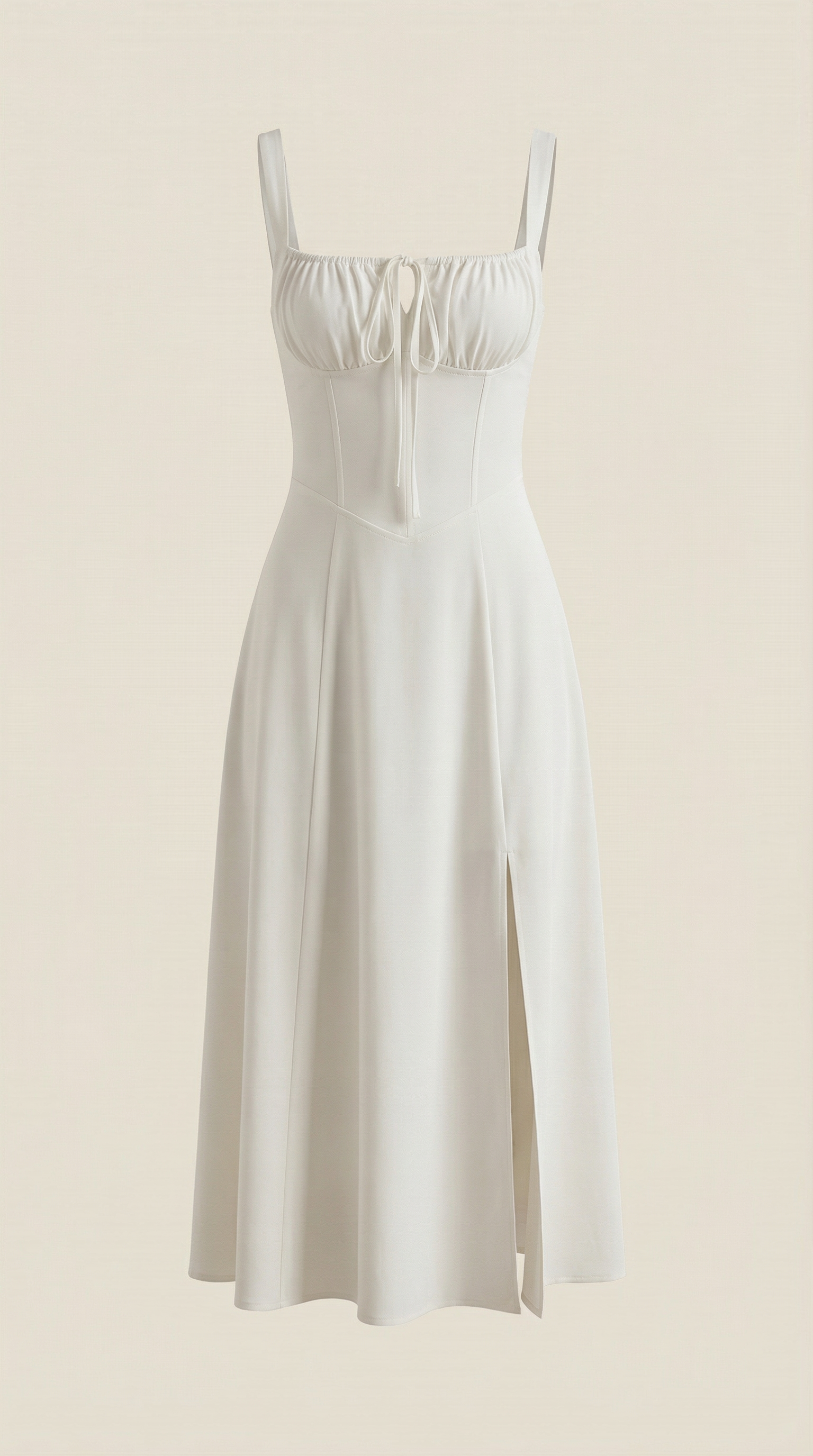 Jade Midi-Kleid | Feminines A-Linien Design mit Schnürung 4