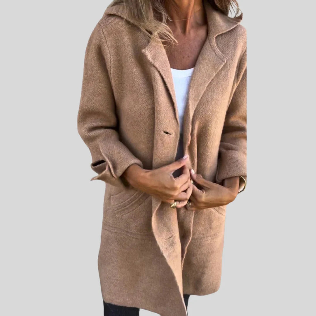 Jana | Langer Damenmantel Elegant für Winter 3