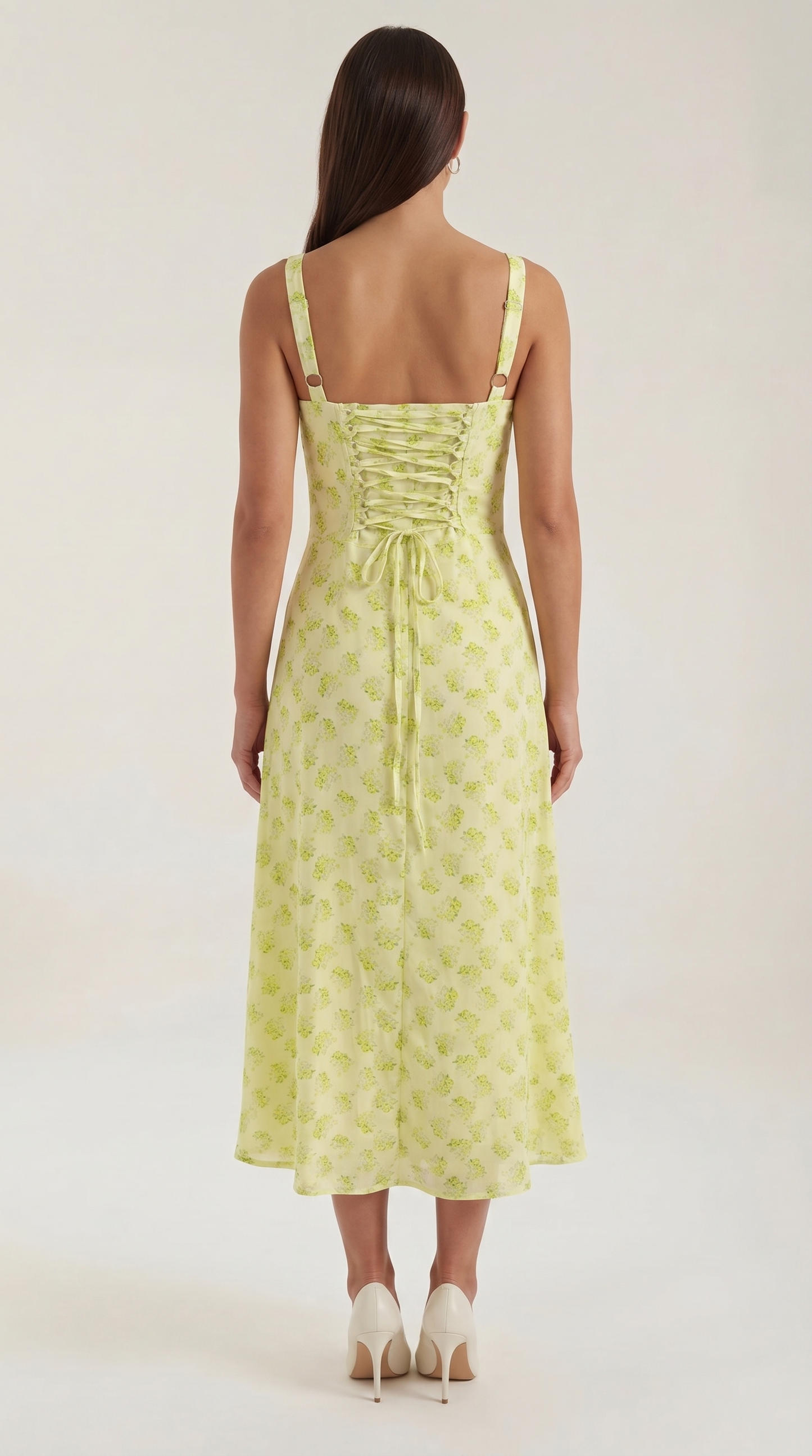Julia Midi-Kleid | Feminines Sommerkleid mit Blumenprint 8