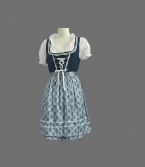 Julia | Damen Dirndl Set mit Bluse und Schürze Festlich 1