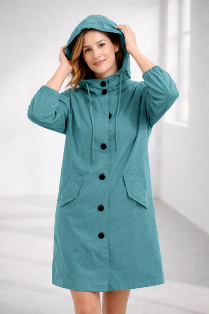 Kapuzenjacke Damen Mittellang | Jacke für Alltag und Übergangszeit 1