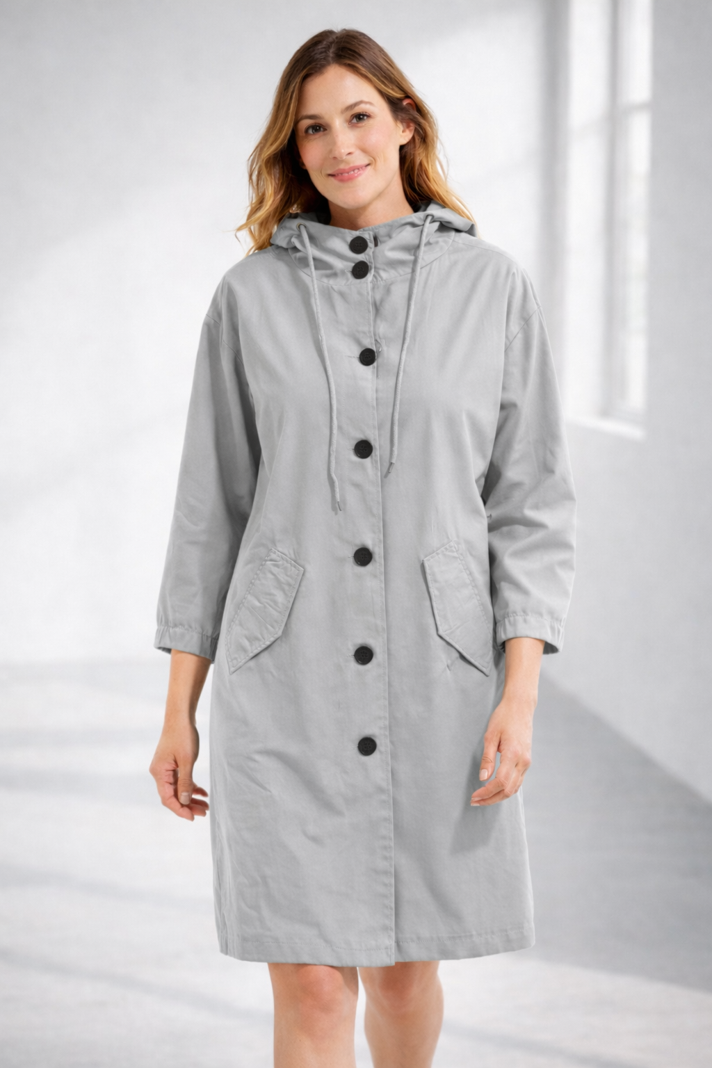 Kapuzenjacke Damen Mittellang | Jacke für Alltag und Übergangszeit 6