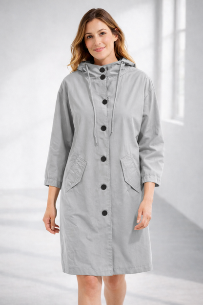 Kapuzenjacke Damen Mittellang | Jacke für Alltag und Übergangszeit 6