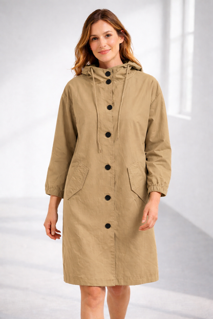 Kapuzenjacke Damen Mittellang | Jacke für Alltag und Übergangszeit 7