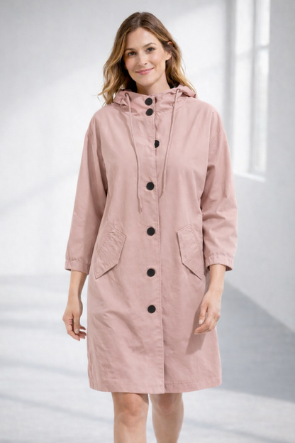 Kapuzenjacke Damen Mittellang | Jacke für Alltag und Übergangszeit 9
