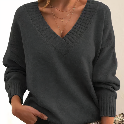 Kaschmirpullover Isabella | Damenpullover mit V-Ausschnitt 1