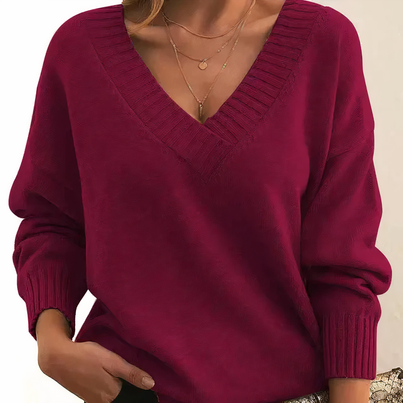 Kaschmirpullover Isabella | Damenpullover mit V-Ausschnitt 6