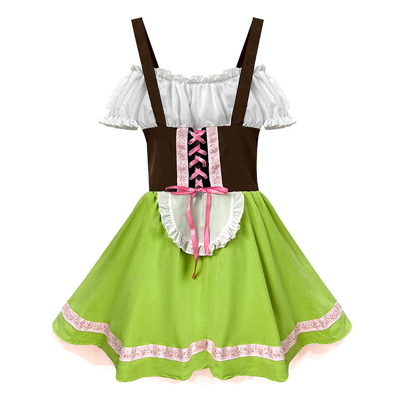 Kinder Lederhosen-Set mit verstellbaren Hosenträgern und Trachtenhut 5