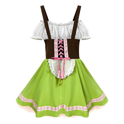 Kinder Lederhosen-Set mit verstellbaren Hosenträgern und Trachtenhut 5
