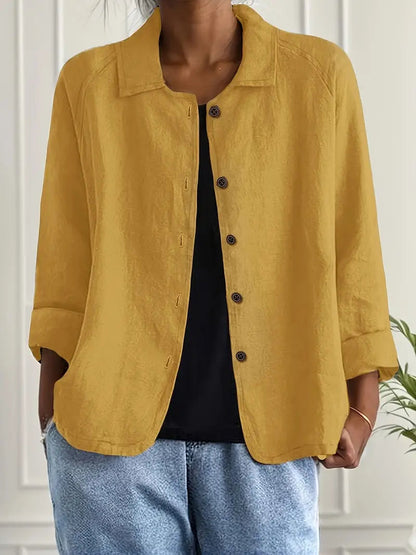 Klassischer Hemd-Cardigan | Übergangsjacke für Damen 12
