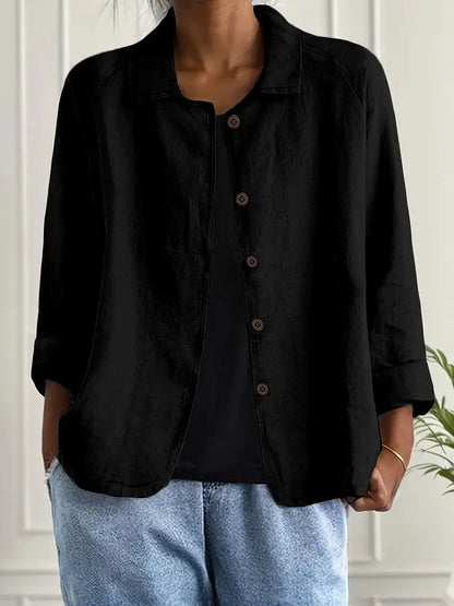 Klassischer Hemd-Cardigan | Übergangsjacke für Damen 7
