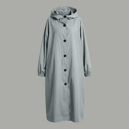 Langer Wintermantel Damen | Klassischer Trenchcoat