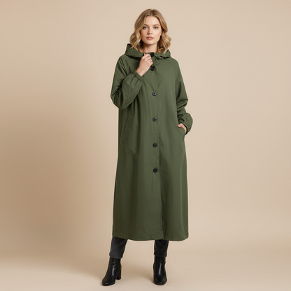 Langer Wintermantel Damen | Klassischer Trenchcoat