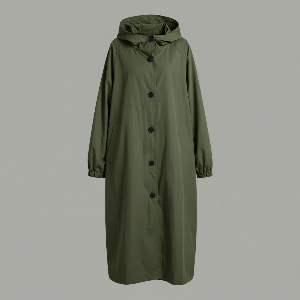 Langer Wintermantel Damen | Klassischer Trenchcoat