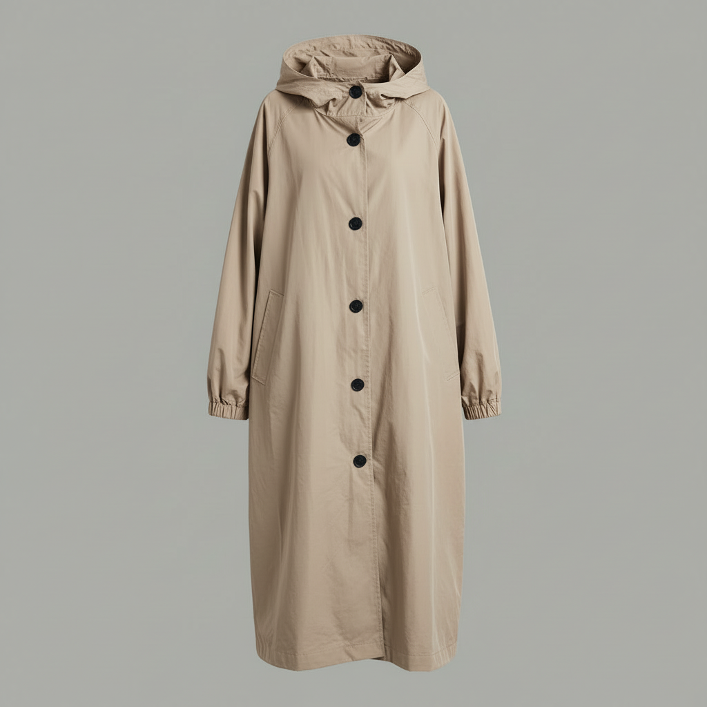 Langer Wintermantel Damen | Klassischer Trenchcoat