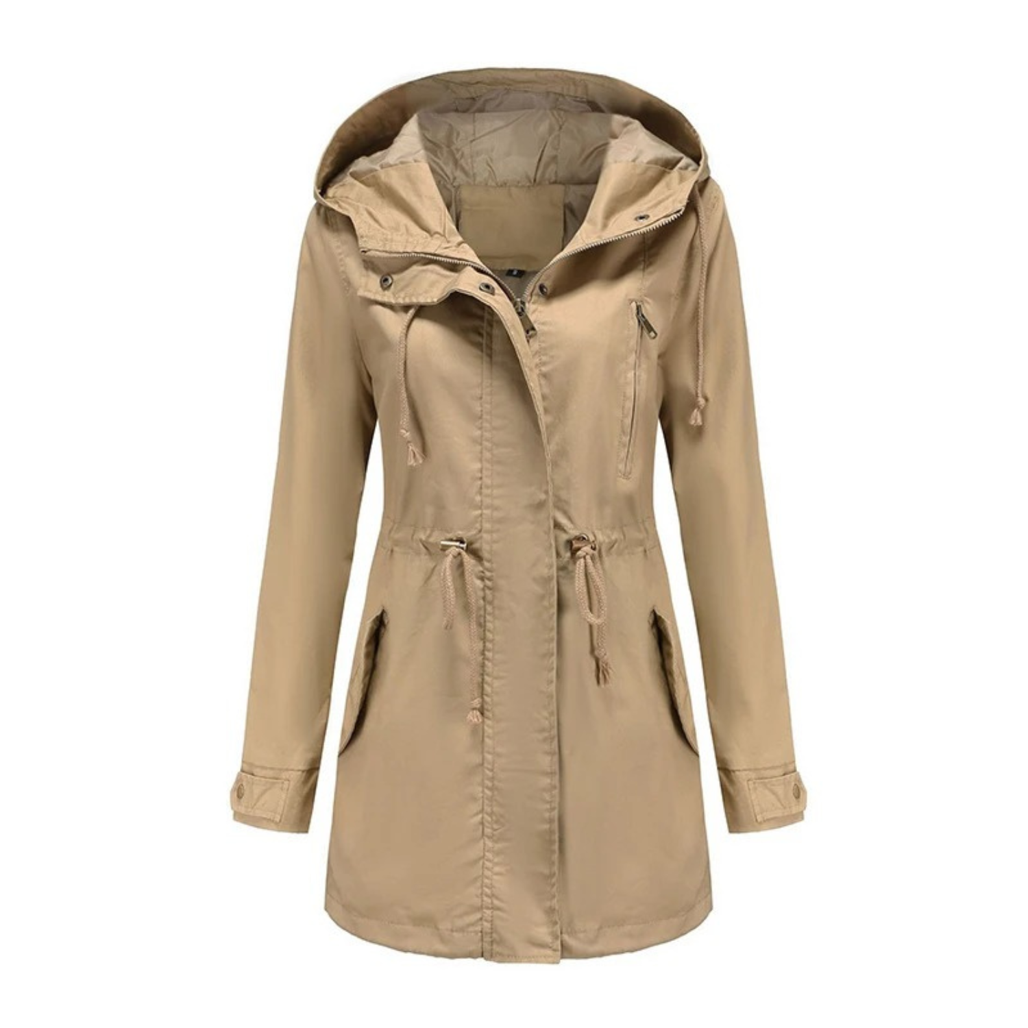 Leichte Damen Sommerjacke Amira | Lange Passform, Wasserabweisend 0