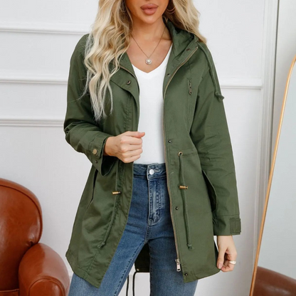 Leichte Damen Sommerjacke Amira | Lange Passform, Wasserabweisend 1