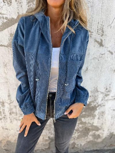 Leichte Damenjacke | Lässige Jacke für Alltag und Freizeit 0