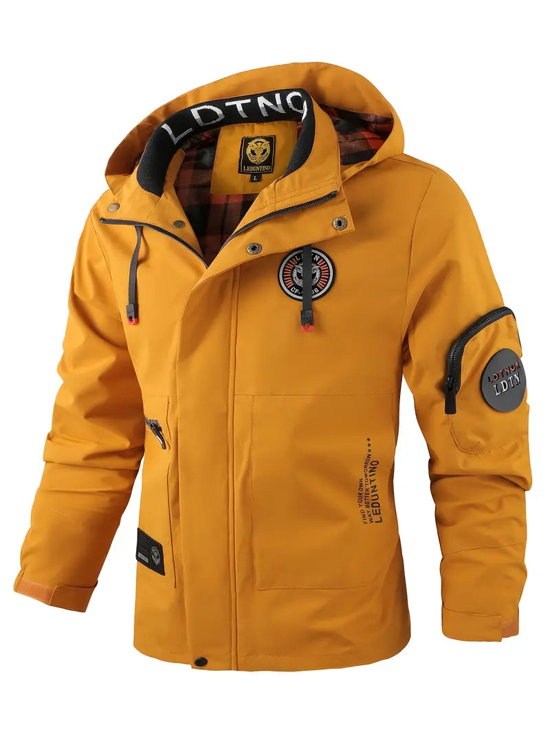 Leichte Herrenjacke Torben | Wind- und Wasserdicht mit Kapuze 0