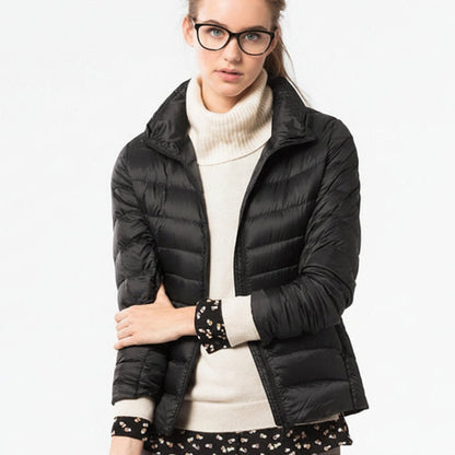 Leichte Steppjacke Damen | Einfarbige Jacke für Alltag 3