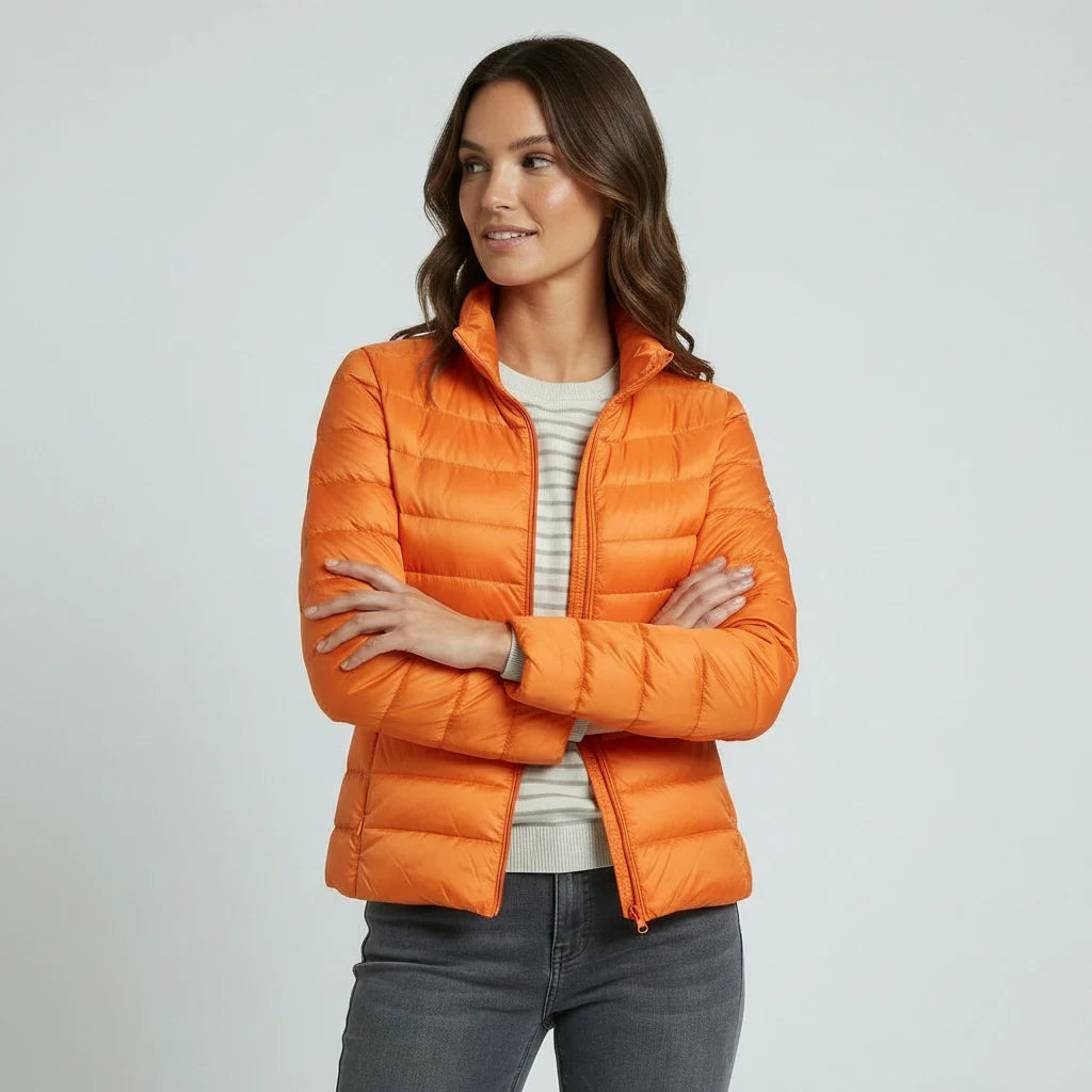 Leichte Steppjacke Damen | Einfarbige Jacke für Alltag 5