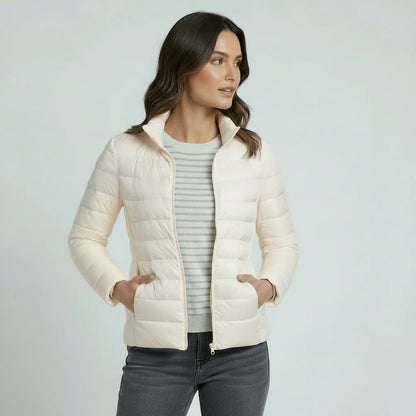 Leichte Steppjacke Damen | Einfarbige Jacke für Alltag 9
