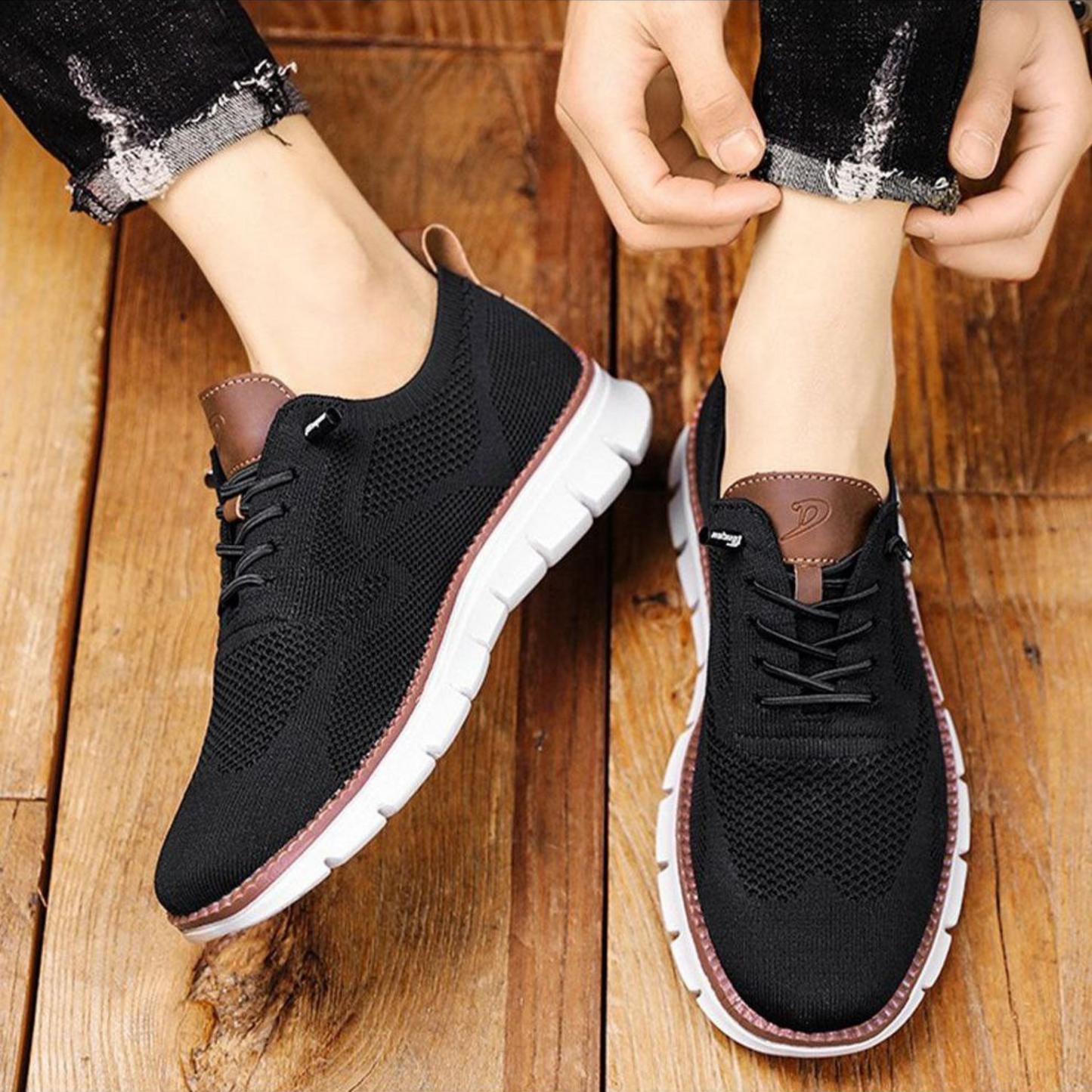 Leichte Strick-Sneaker Herren | Freizeit Schuhe 3
