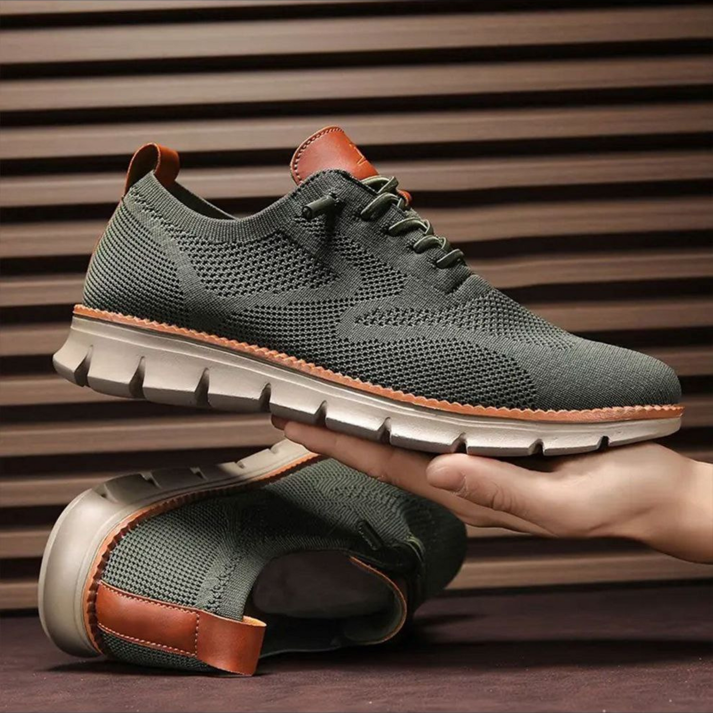 Leichte Strick-Sneaker Herren | Freizeit Schuhe 4