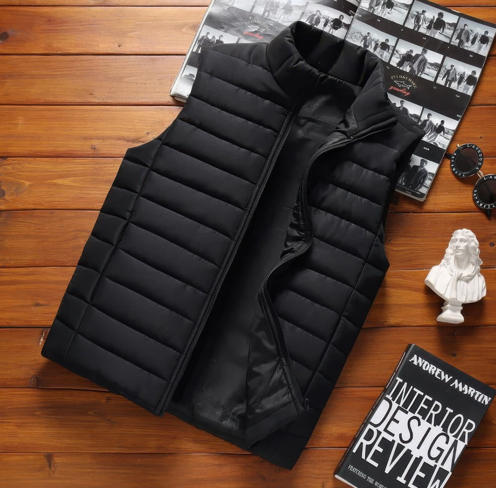 Leichte gesteppte Herrenweste mit abnehmbarer Kapuze | Bodywarmer 3