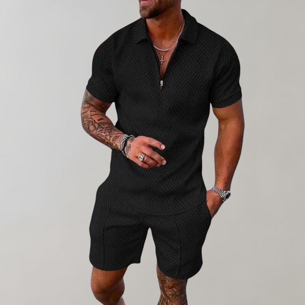 Leichtes Sommer-Set für Herren | Freizeithemden und Shorts 2