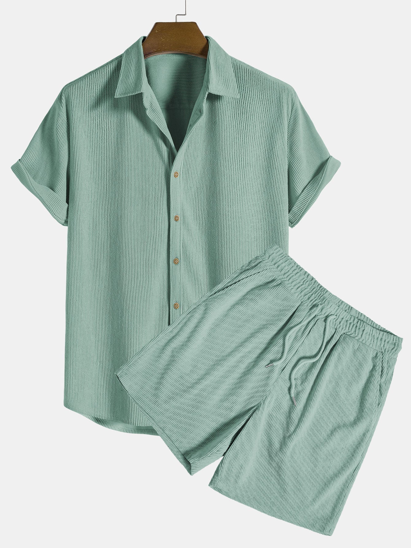 Leichtes Sommer-Shirt und Shorts-Set für Herren | Casual Outfit 3