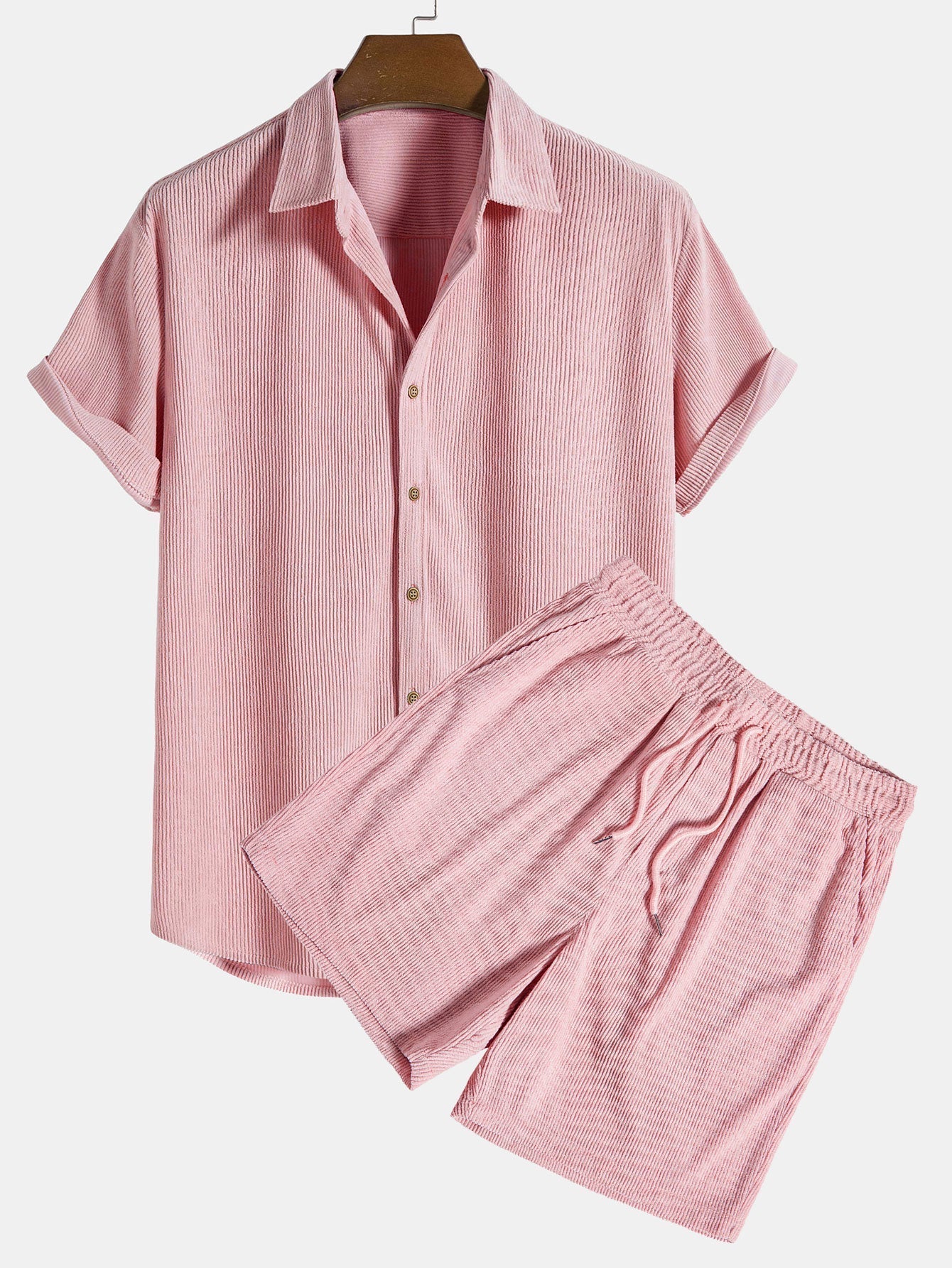 Leichtes Sommer-Shirt und Shorts-Set für Herren | Casual Outfit 9