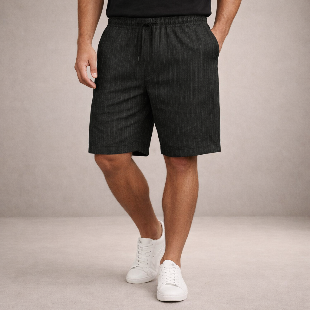 Leinen Shorts Herren | Atmungsaktive Sommerhose Lässig 13