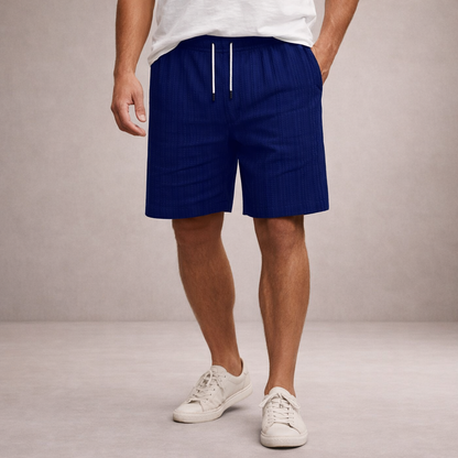 Leinen Shorts Herren | Atmungsaktive Sommerhose Lässig 7