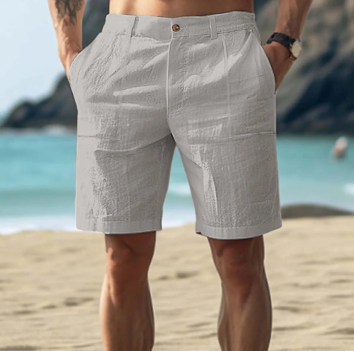 Leinen Shorts Herren | Kurze Hosen für den Sommer 2