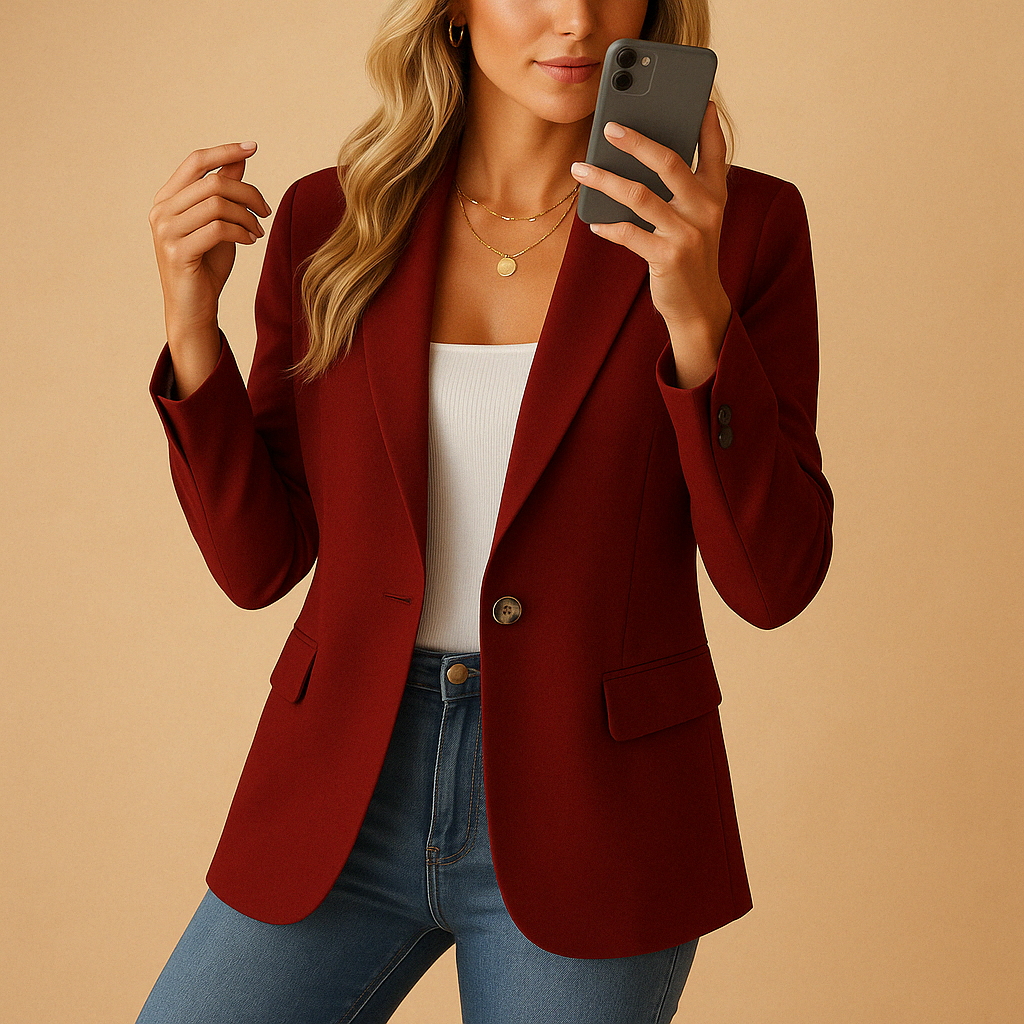 Leocadia | Eleganter Damenblazer Slim Fit Frühling 4