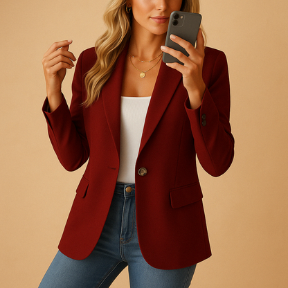 Leocadia | Eleganter Damenblazer Slim Fit Frühling 4