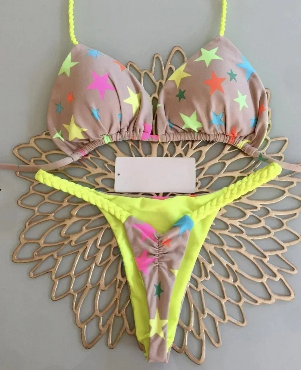 Leopardenmuster Bikini Set | Damen Bademode 19