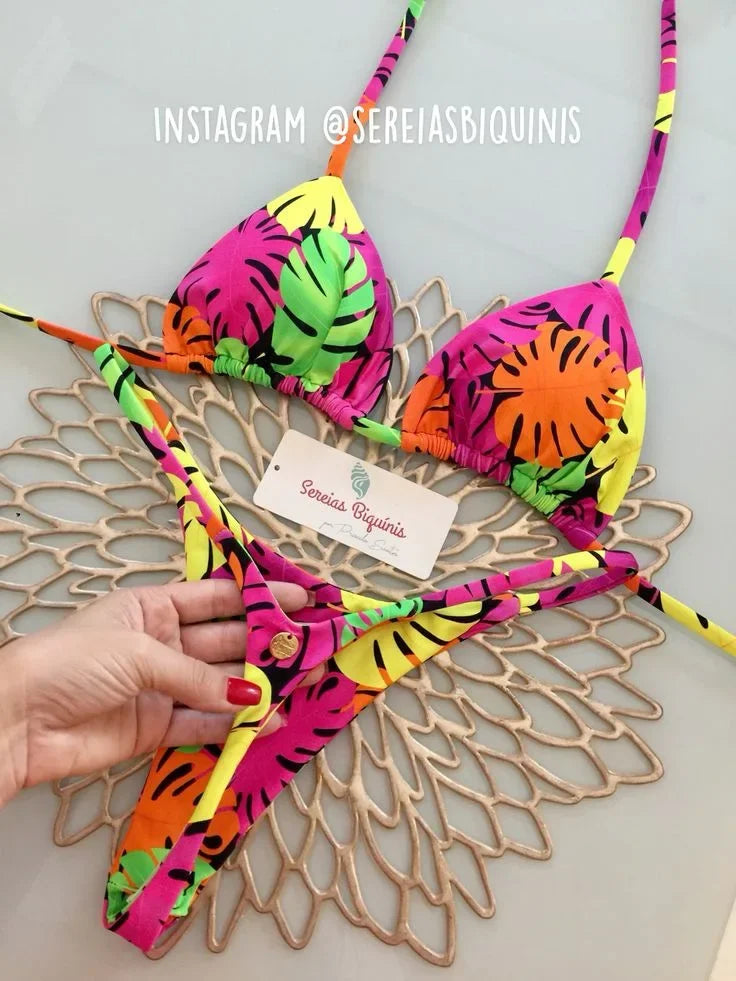 Leopardenmuster Bikini Set | Damen Bademode 23
