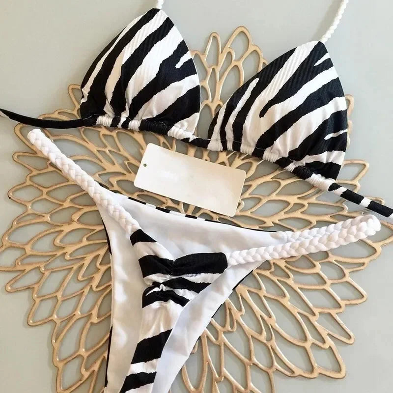 Leopardenmuster Bikini Set | Damen Bademode 5
