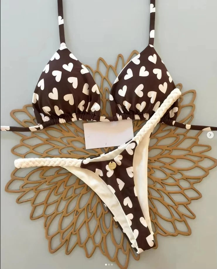 Leopardenmuster Bikini Set | Damen Bademode 8