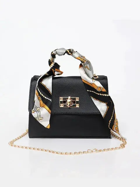 Lima Handtasche Damen | Braune Lederhandtasche mit Goldverschluss 0