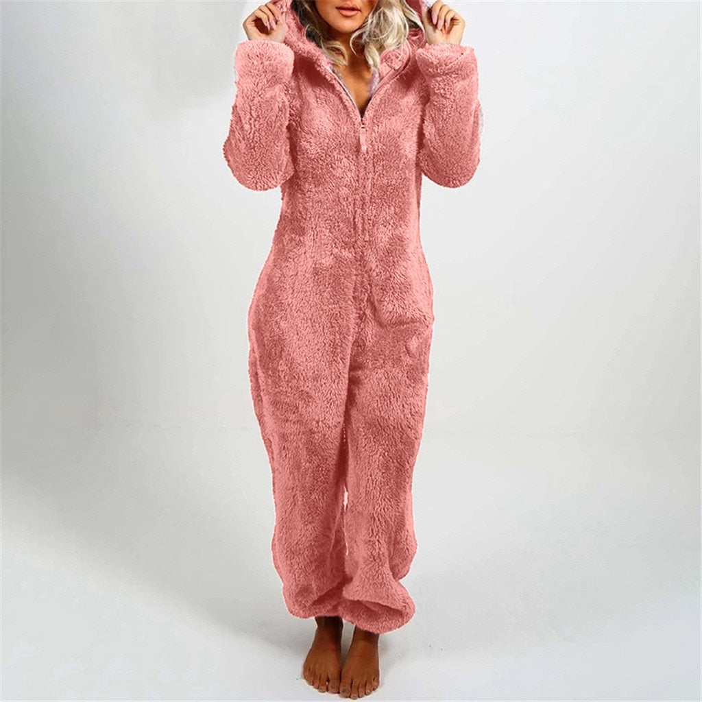 Lola Onesie Damen | Bequemer Einteiler mit Reißverschluss 1