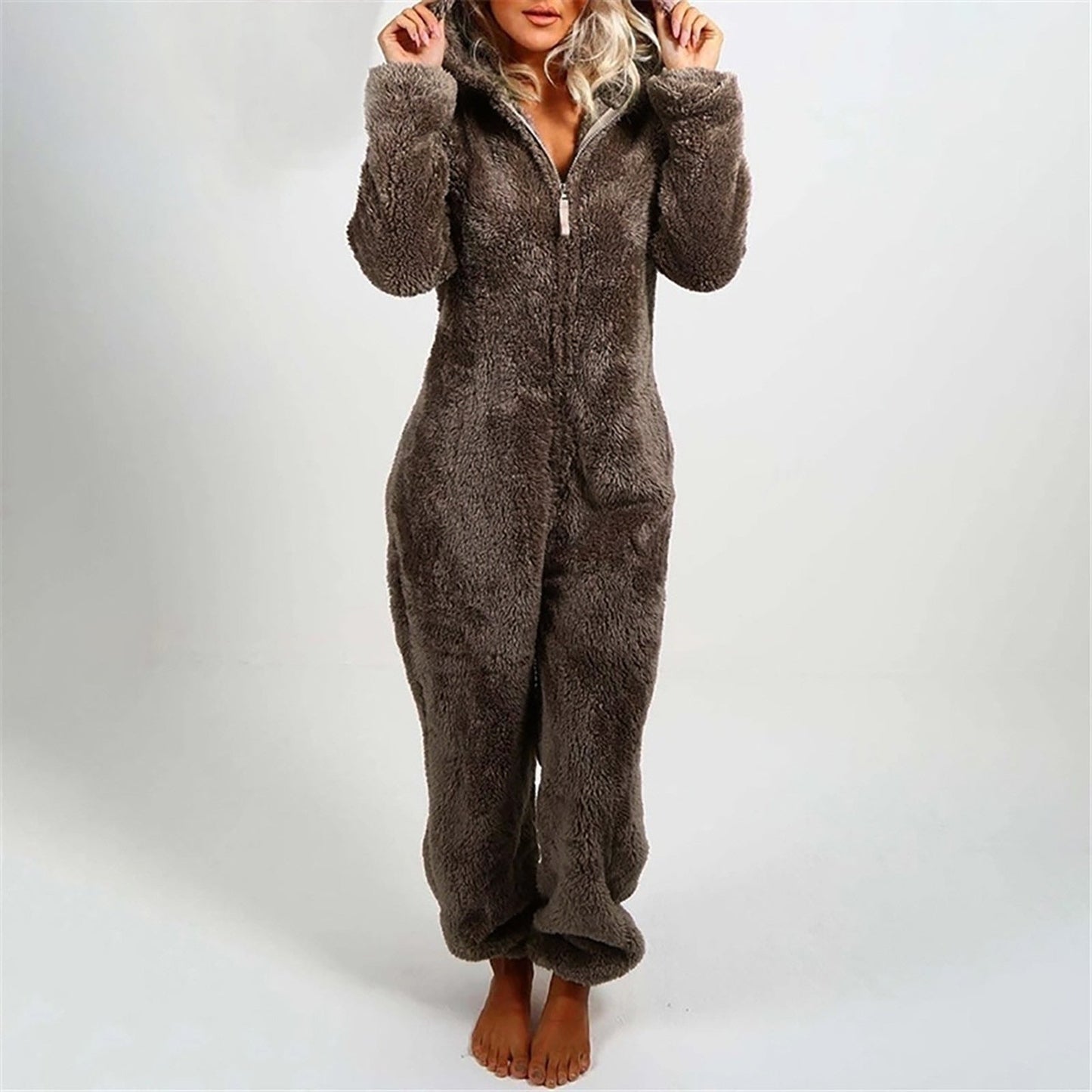 Lola Onesie Damen | Bequemer Einteiler mit Reißverschluss 4