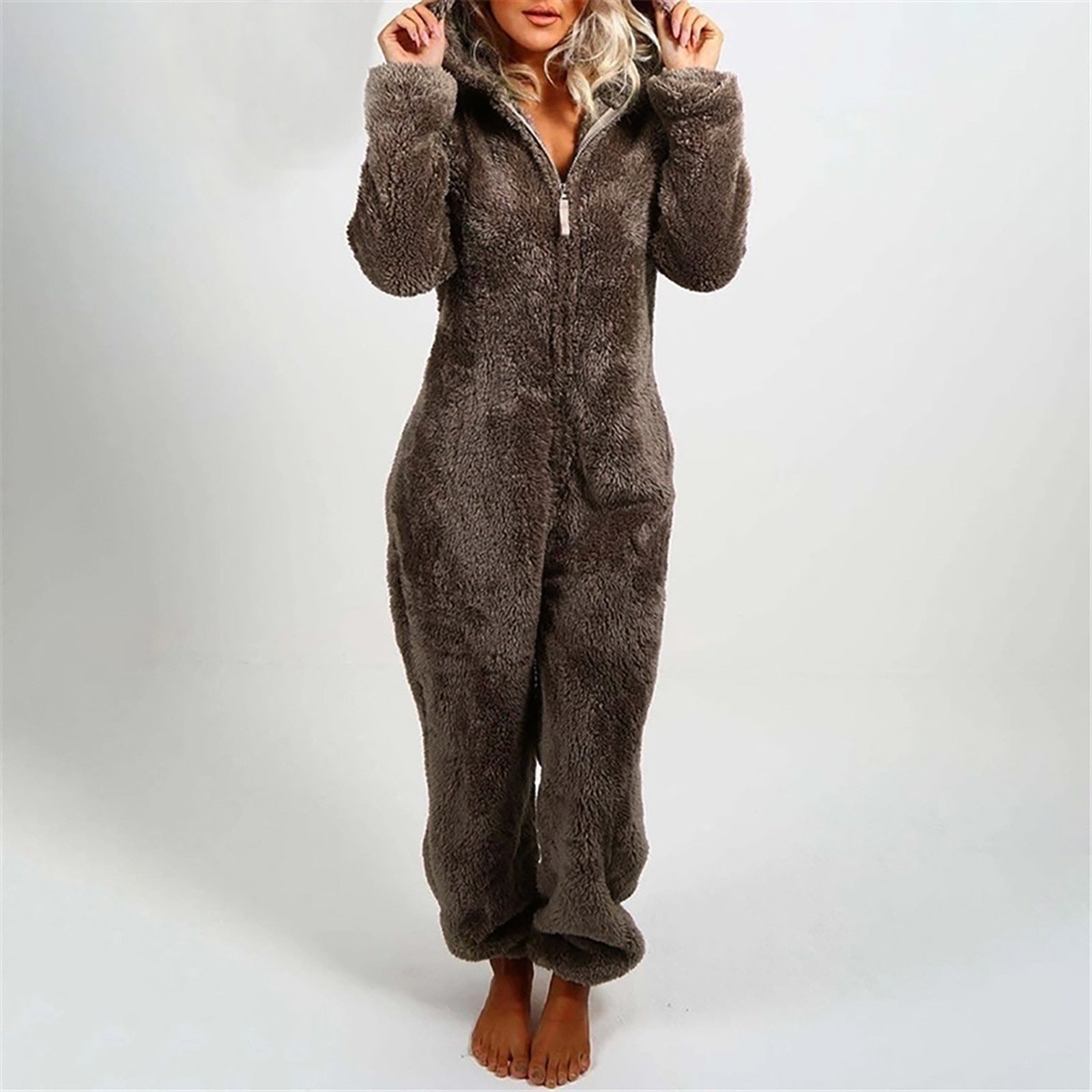 Lola Onesie Damen | Bequemer Einteiler mit Reißverschluss 4