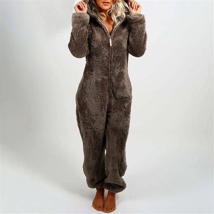 Lola Onesie Damen | Bequemer Einteiler mit Reißverschluss 4