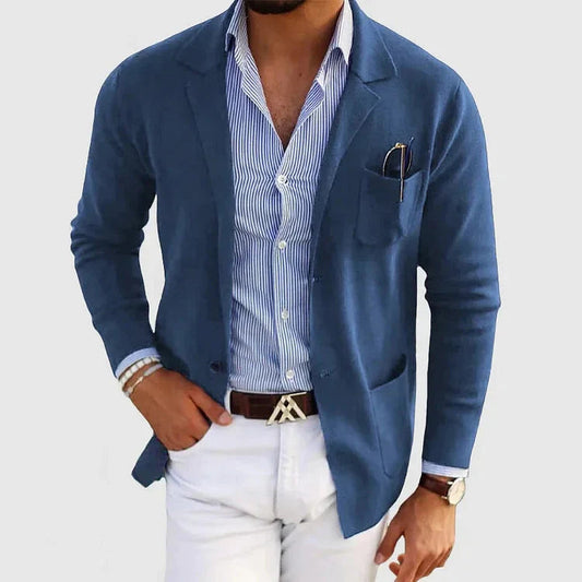Lorenzo | Herrenblazer mit Reverskragen und Knopftaschen 0